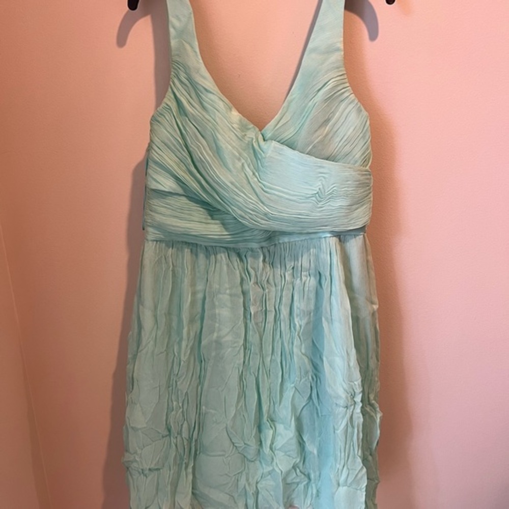 J. Crew Seafoam Mini Bridesmaids Dress